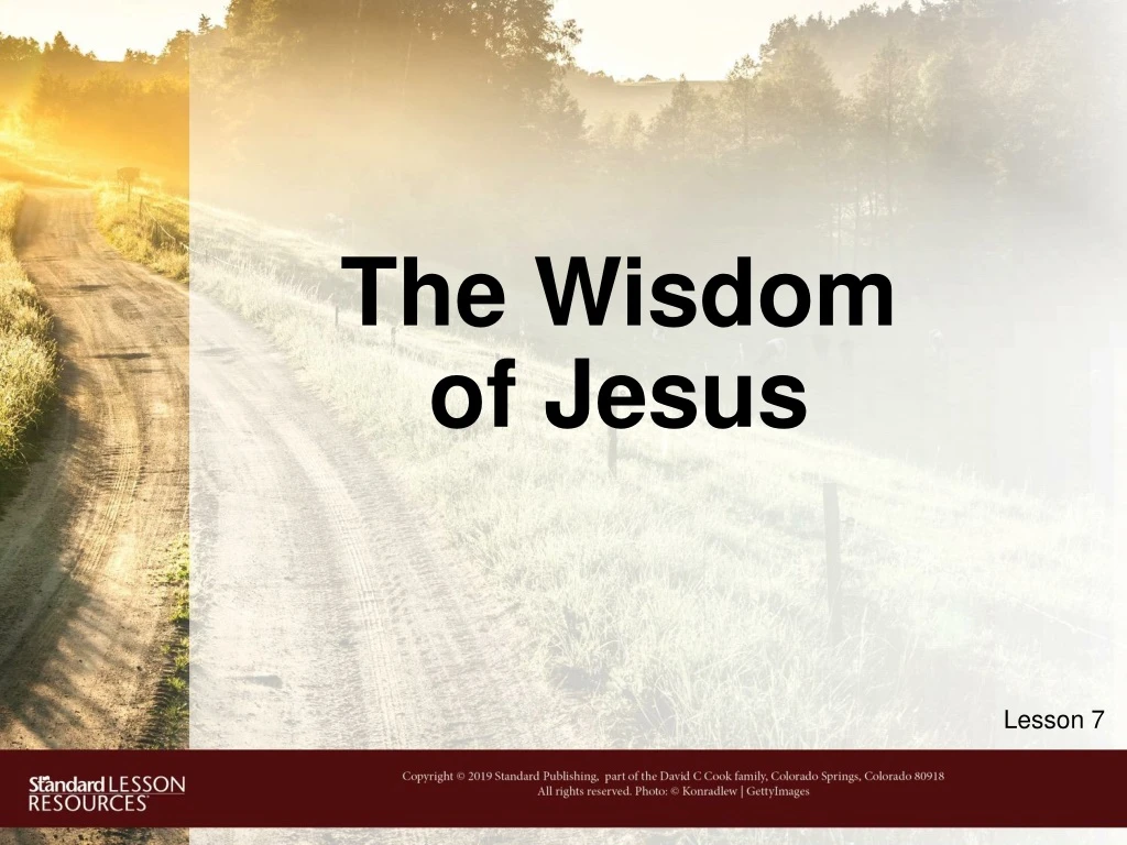 the wisdom of jesus