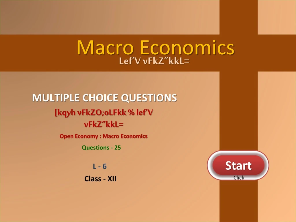 macro economics