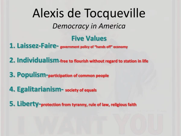 Alexis de Tocqueville Democracy in America