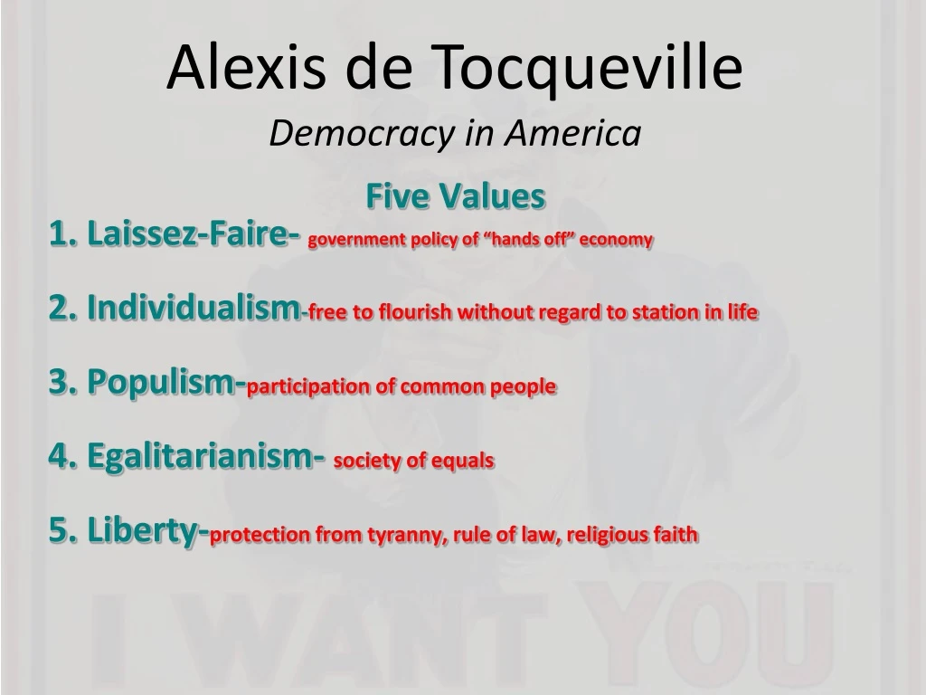 alexis de tocqueville democracy in america