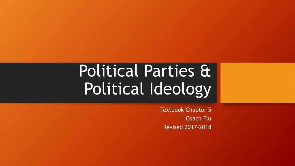 political parties political ideology