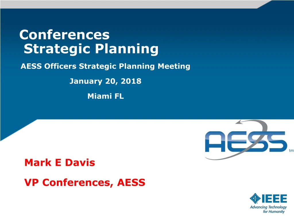 conferences strategic planning