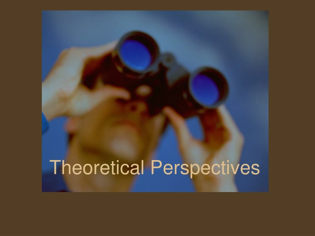 theoretical perspectives