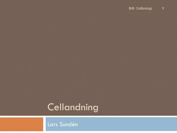 Cellandning