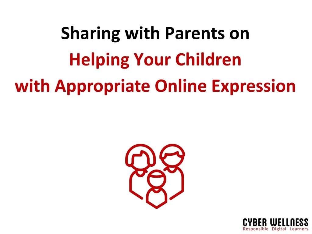 sharing with parents on helping your children