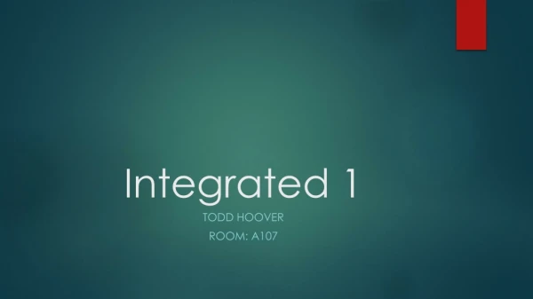 Integrated 1