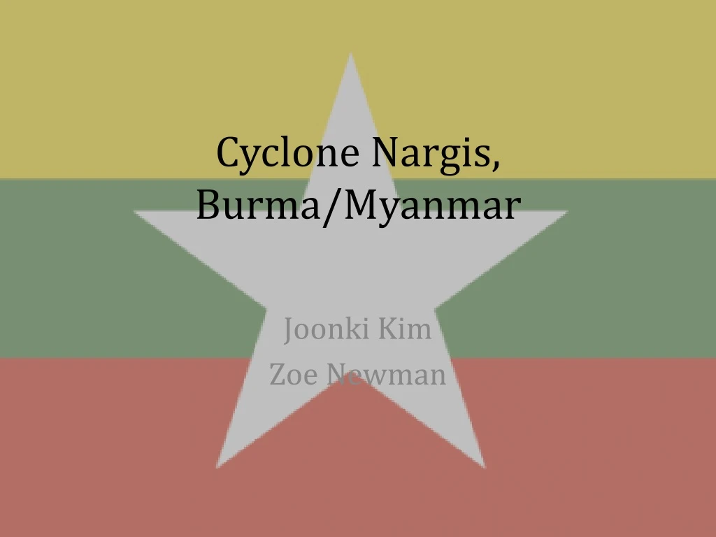 cyclone nargis burma myanmar