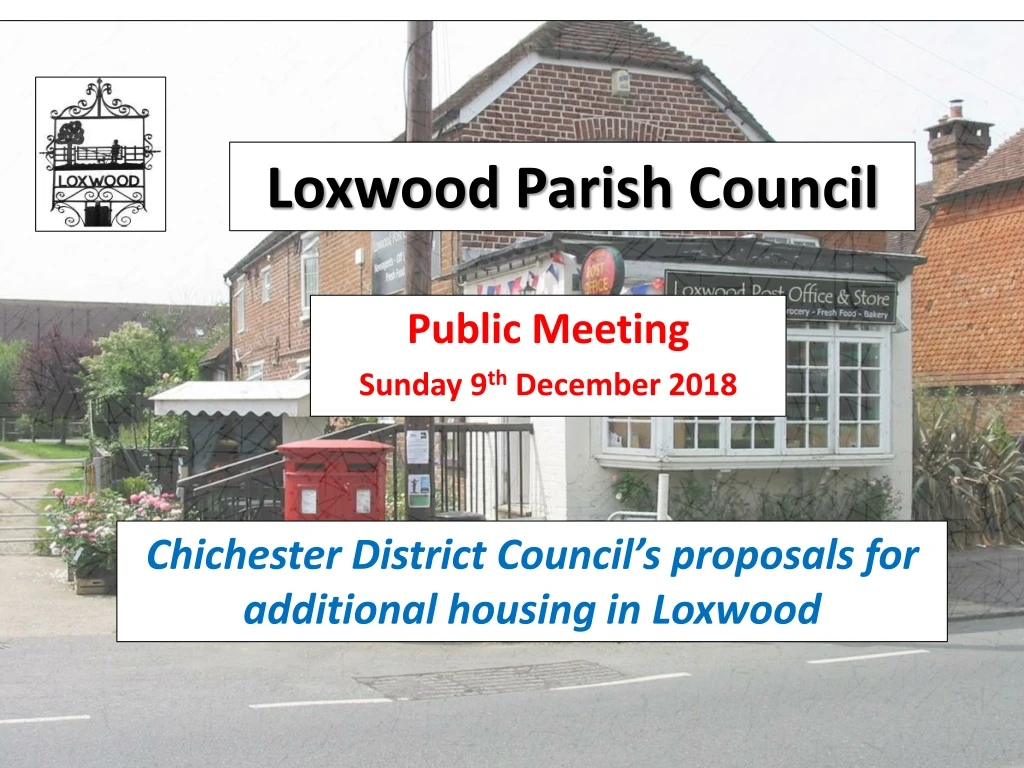 loxwood parish council