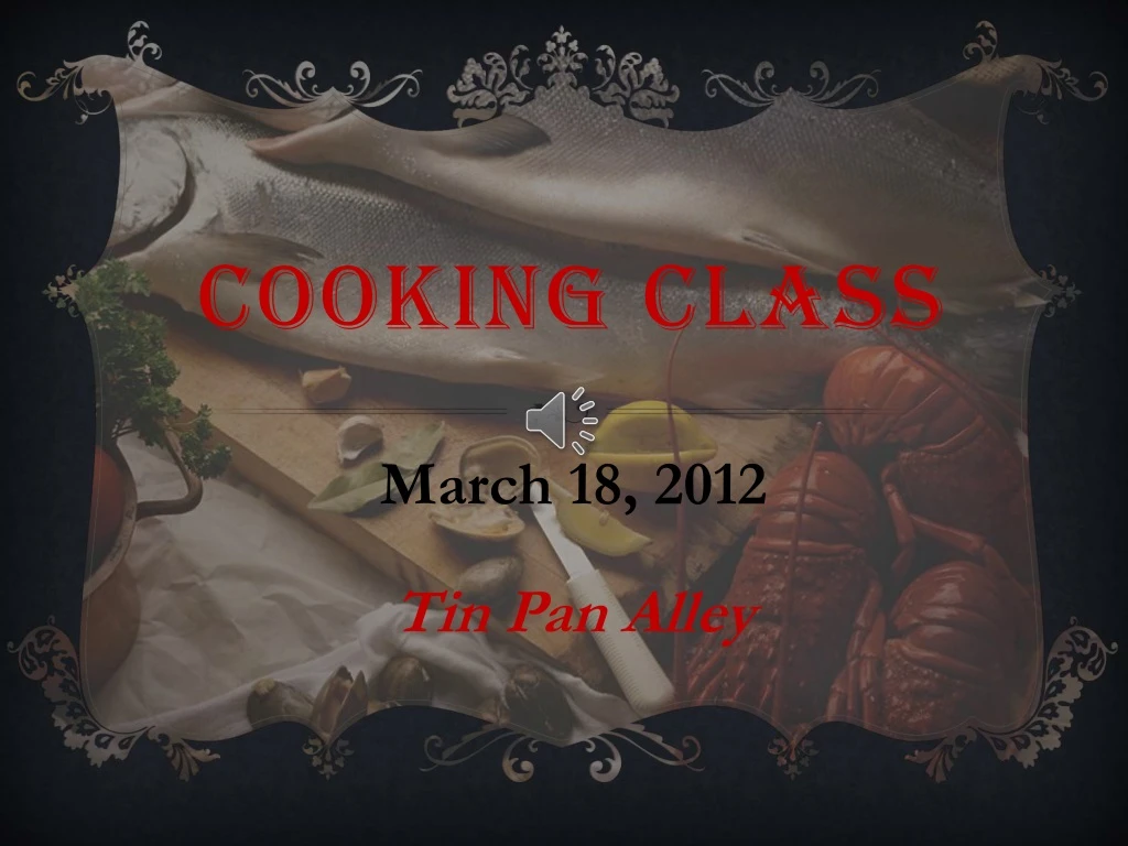 cooking class