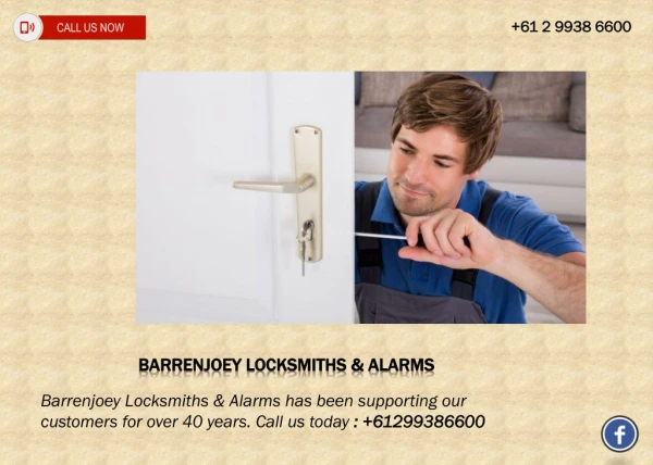 Sydney Locksmith Repairs & Replacements