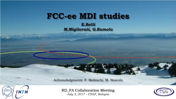 RD_FA Collaboration Meeting July 3, 2017 – CNAF, Bologna