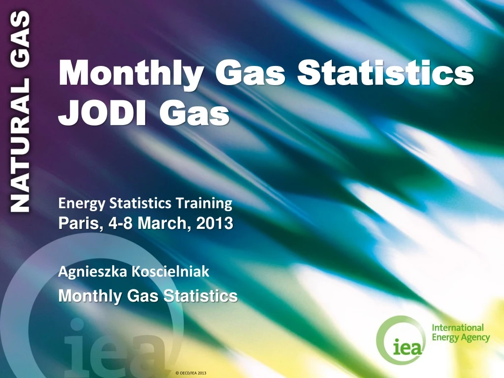 monthly gas statistics jodi gas