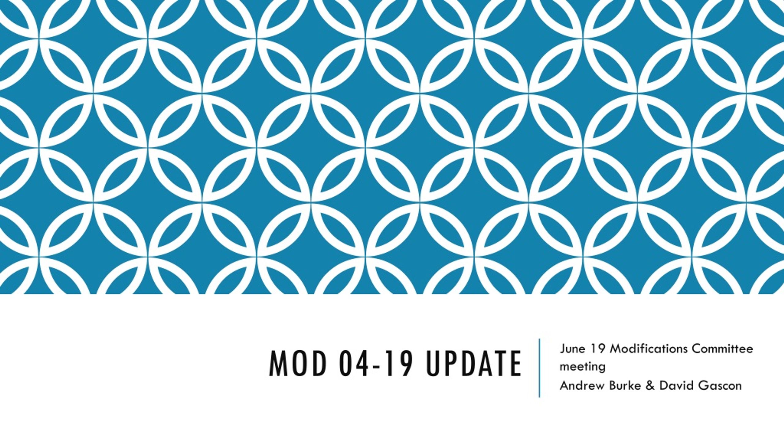 Collateral Requirement Reduction Proposal Update - slide 1