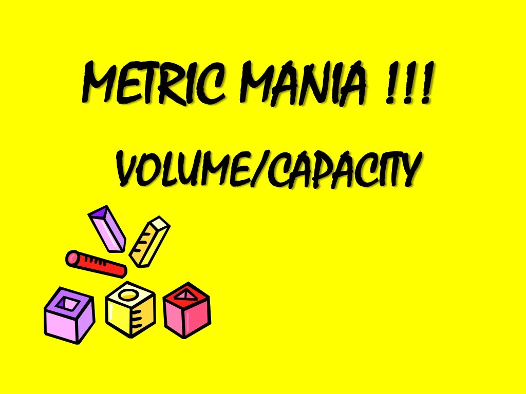metric mania