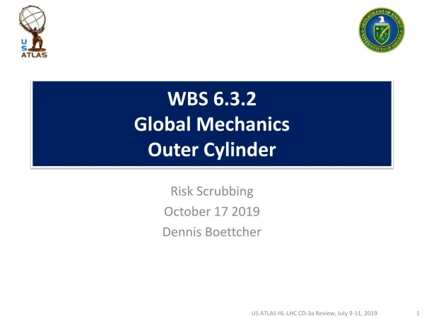 WBS 6.3.2 Global Mechanics Outer Cylinder