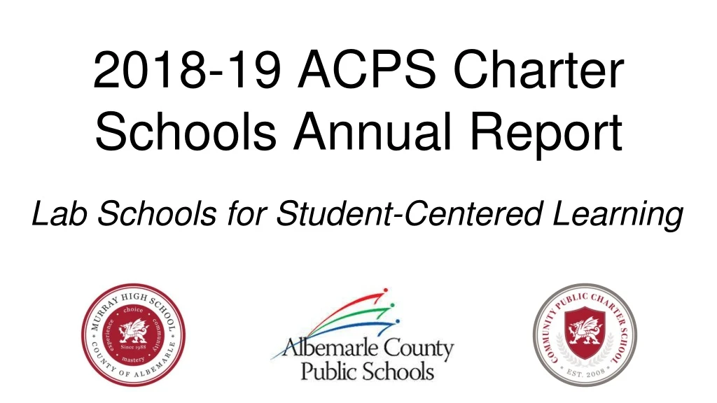 2018 19 acps charter schools annual report