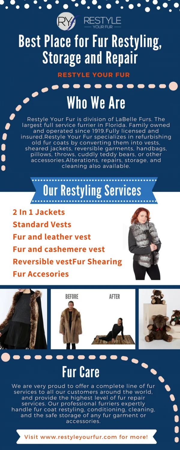 Best Place for Fur Restyling and Remodeling - Restyle Your Fur