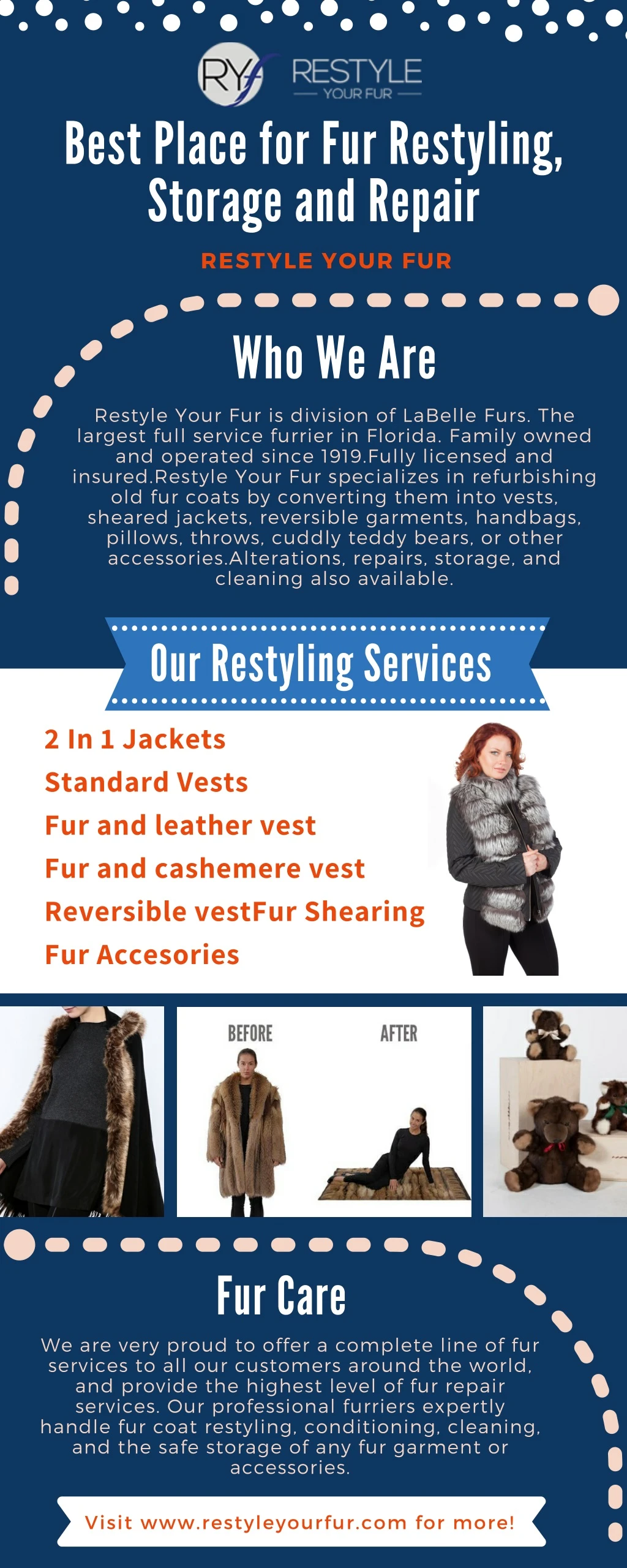 best place for fur restyling storage and repair