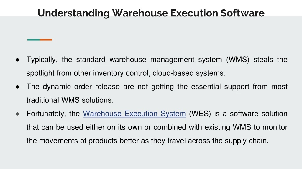 understanding warehouse execution software