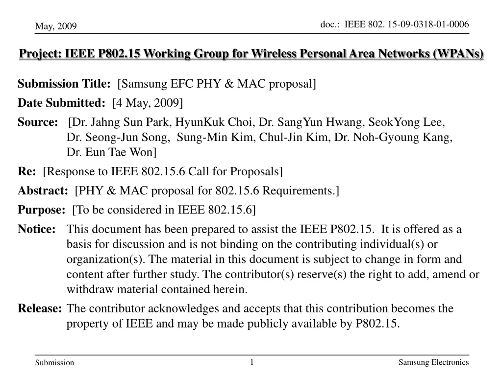 project ieee p802 15 working group for wireless