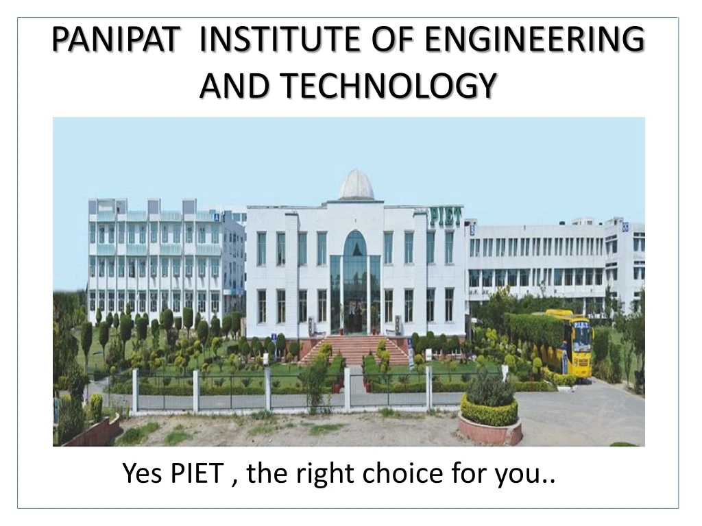 panipat institute of engineering and technology