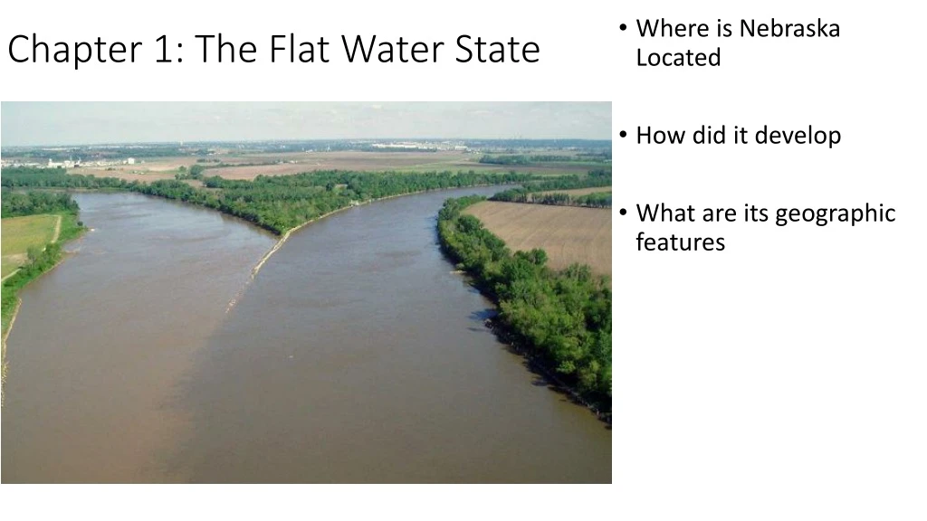 chapter 1 the flat water state