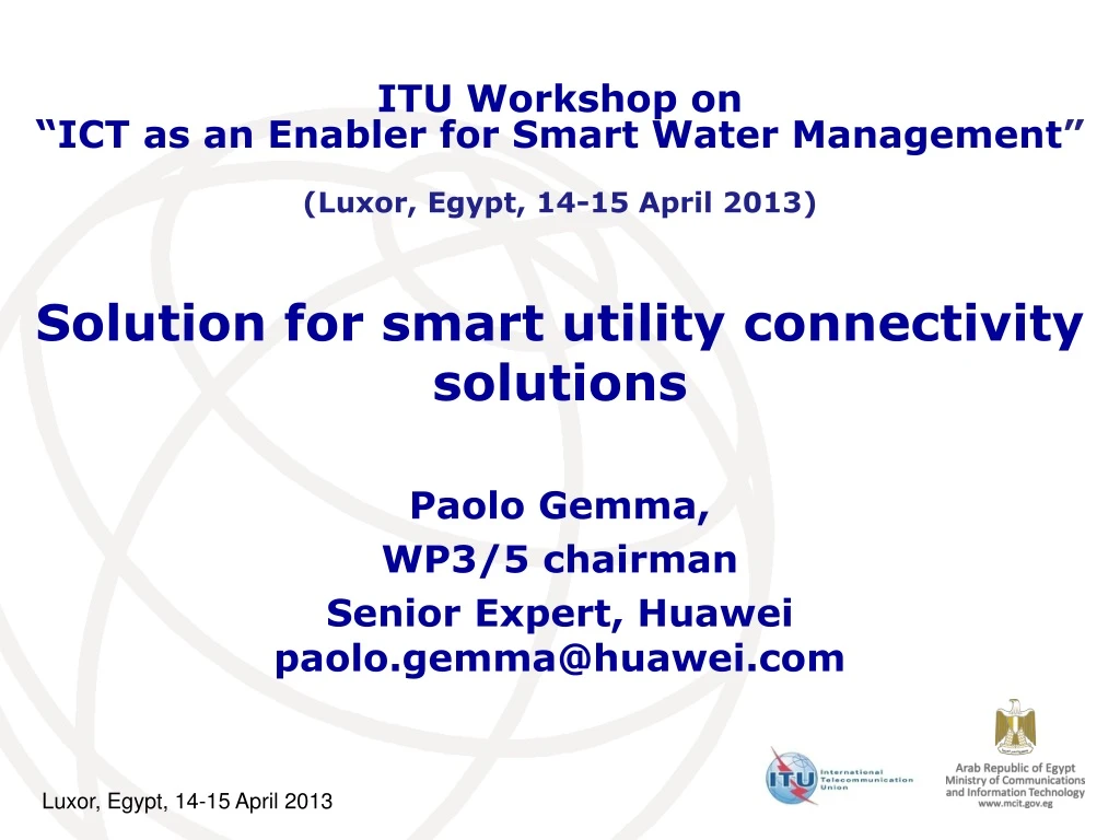 solution for smart utility connectivity solutions