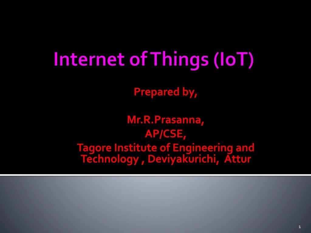 internet of things iot