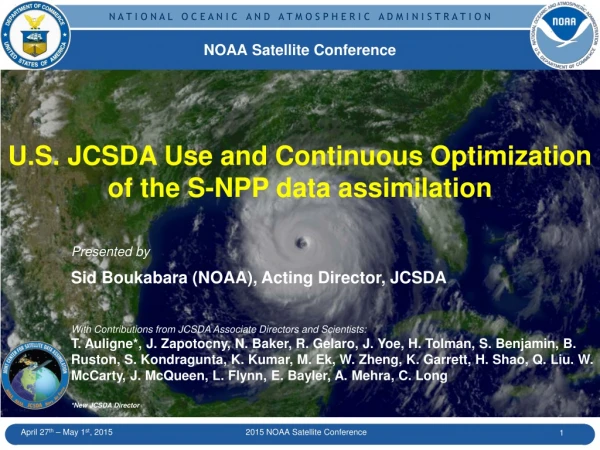 NOAA Satellite Conference