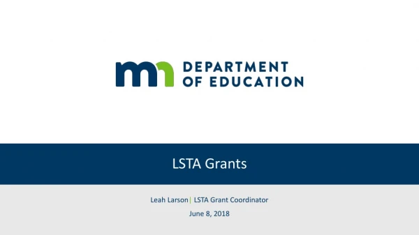 LSTA Grants