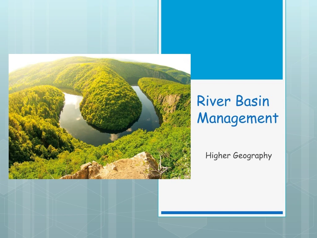 river basin management