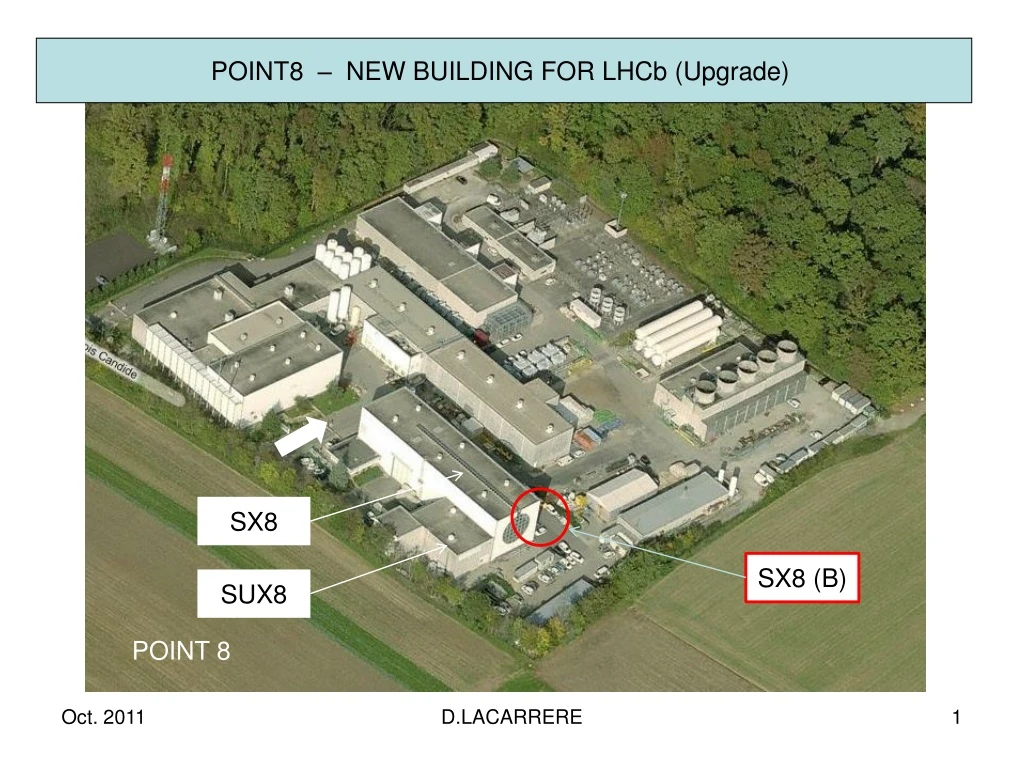 point8 new building for lhcb upgrade