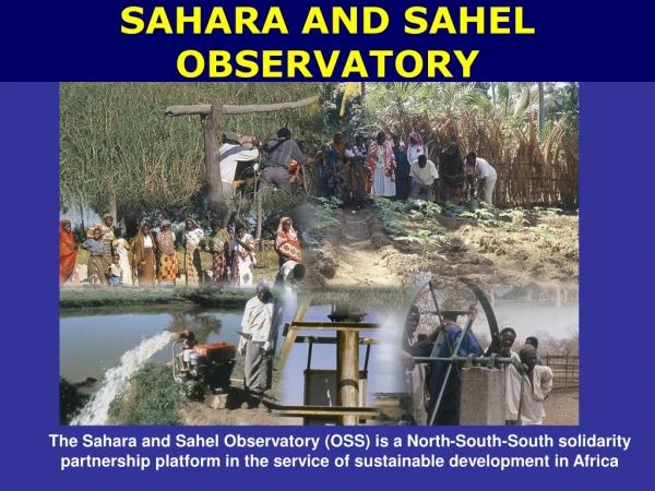 SAHARA AND SAHEL OBSERVATORY