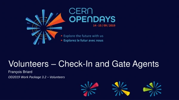 Volunteers – Check-In and Gate Agents