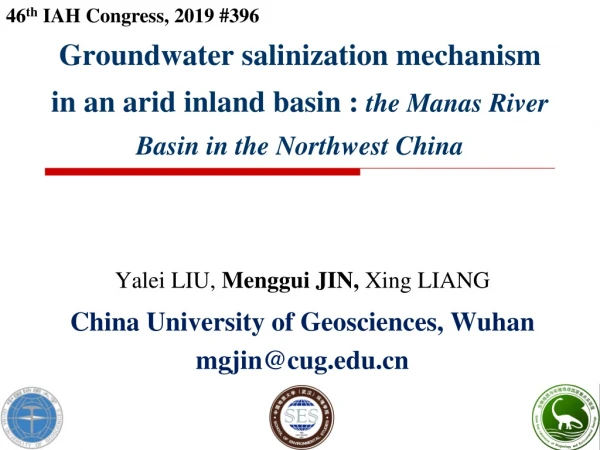 Yalei LIU, Menggui JIN, Xing LIANG China University of Geosciences, Wuhan mgjin@cug