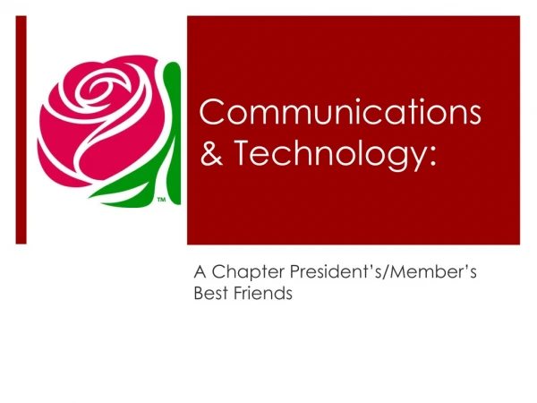 Communications &amp; Technology: