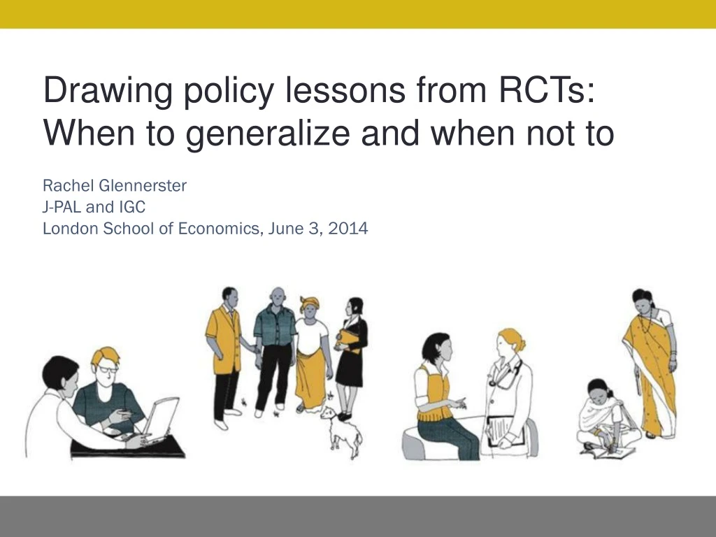 drawing policy lessons from rcts when