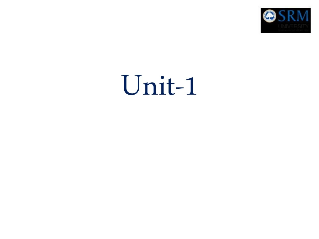 unit 1