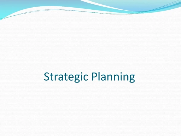 Strategic Planning