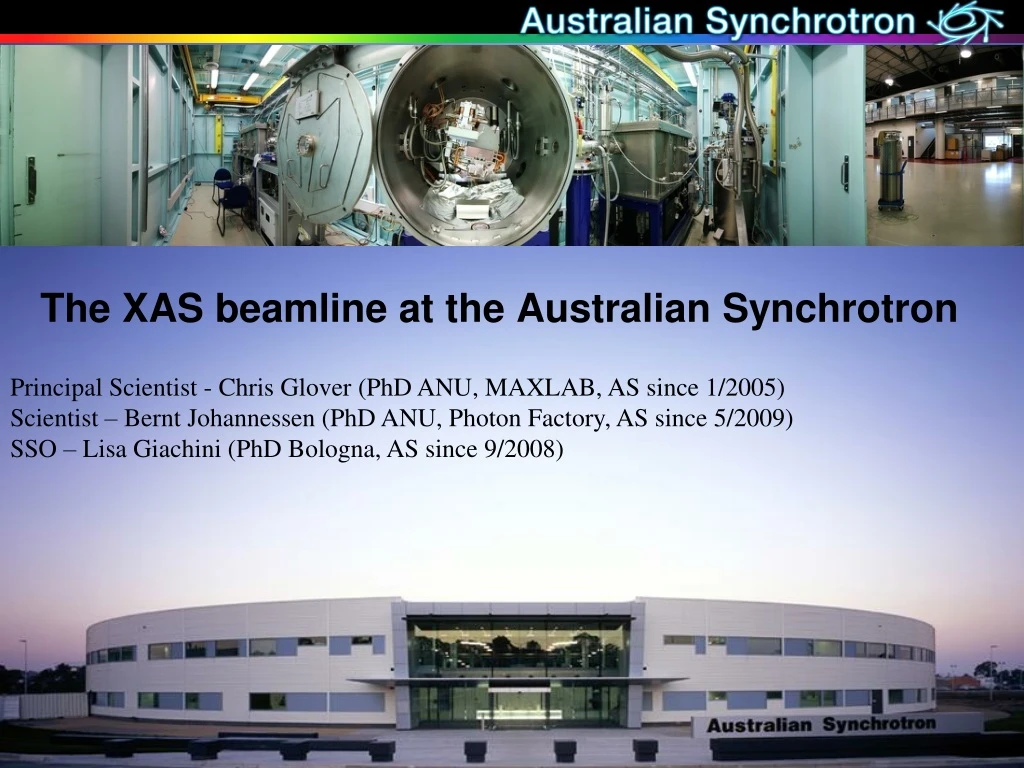 the xas beamline at the australian synchrotron