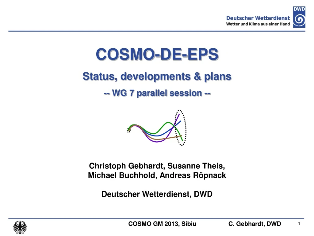 cosmo de eps status developments plans