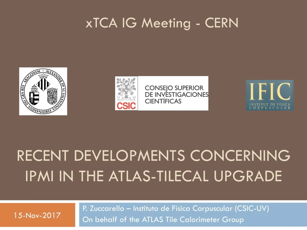 recent developments concerning ipmi in the atlas tilecal upgrade