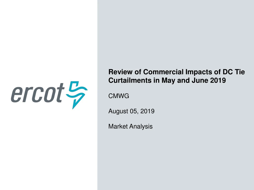 review of commercial impacts