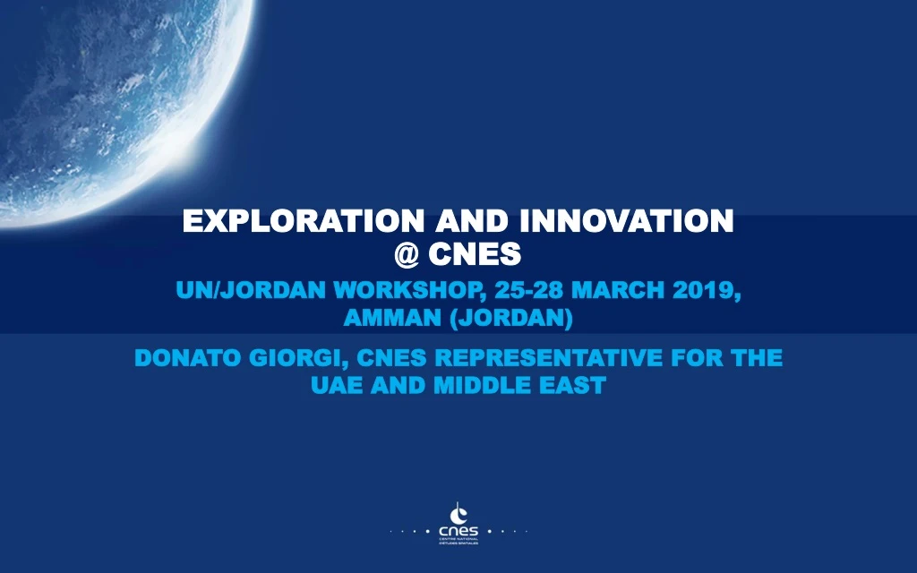 exploration and innovation @ cnes