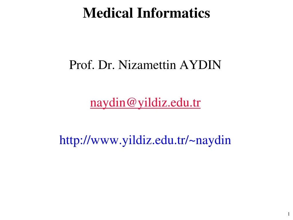 medical i nformatics