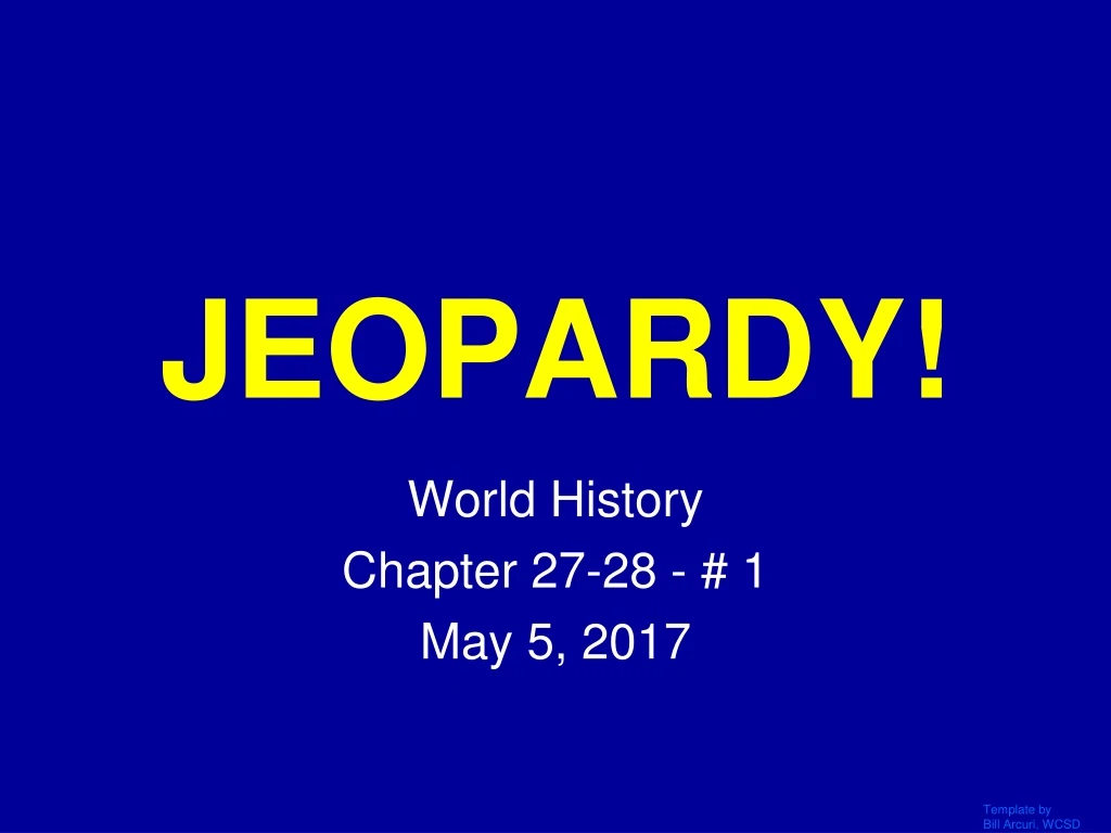 jeopardy