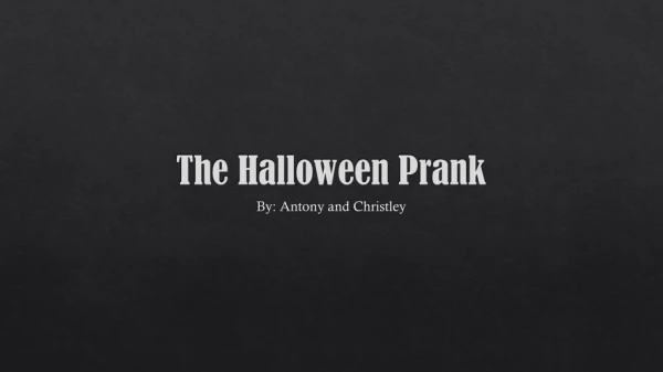 The Halloween P rank