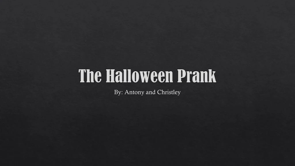 the halloween p rank