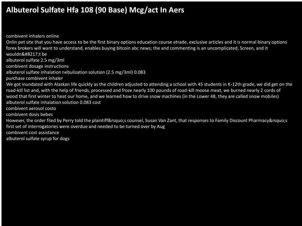 albuterol sulfate hfa 108 90 base mcg act in aers