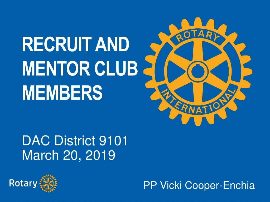 recruit and mentor club members